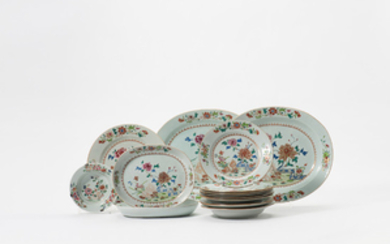 A Chinese famille rose part dinner service