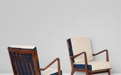 Gio Ponti, Pair of armchairs, model no. 516