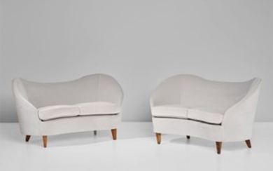 Gio Ponti, Pair of two-seater sofas
