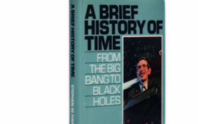 HAWKING, Stephen (1942-2018). A Brief History of Time. London: Bantam Press, 1988.