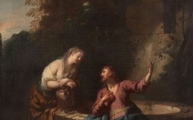 Jean-François de Troy Paris, 1679 - Rome, 1752 Le Christ et la Samaritaine