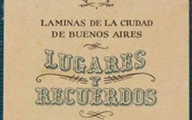 Lugares y Recuerdos, collection of twelve lithographs by Rodolfo Castagna,...