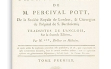 (MEDICINE). - Percival Pott. Oeuvres Chirurgicales.