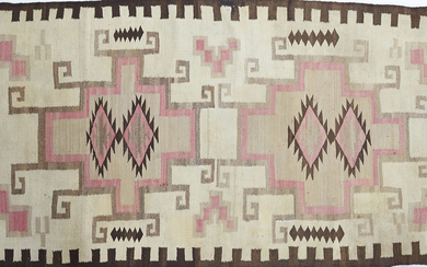 Navajo Blanket / Rug Weaving Early 1900s
