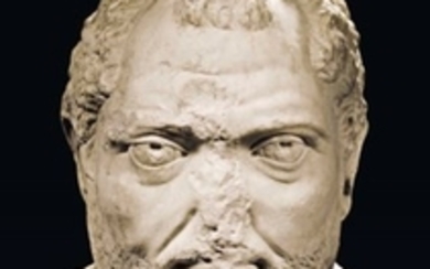 A ROMAN MARBLE PORTRAIT HEAD OF A MAN, CIRCA MID 3RD CENTURY A.D.