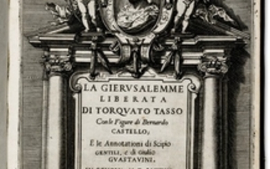 TASSO, Torquato (1544-1595). La Gierusalemme liberata. Genoa: Girolamo Bartoli, 1590.
