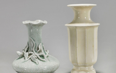 Two Chinese Song-Style Porcelain Vases