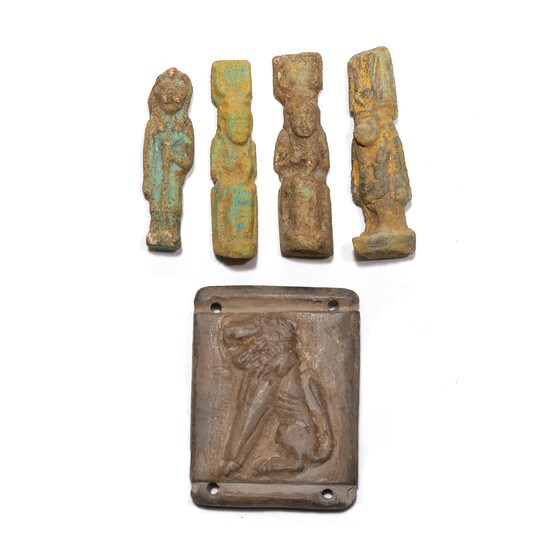 (5pc) ANCIENT EGYPTIAN USHABTI & OTHER