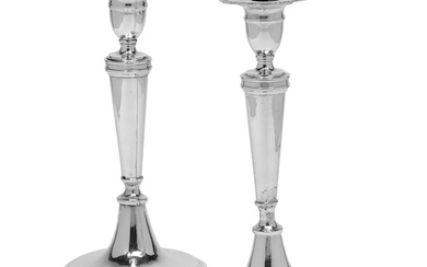 A pair of candleholders from Sicily