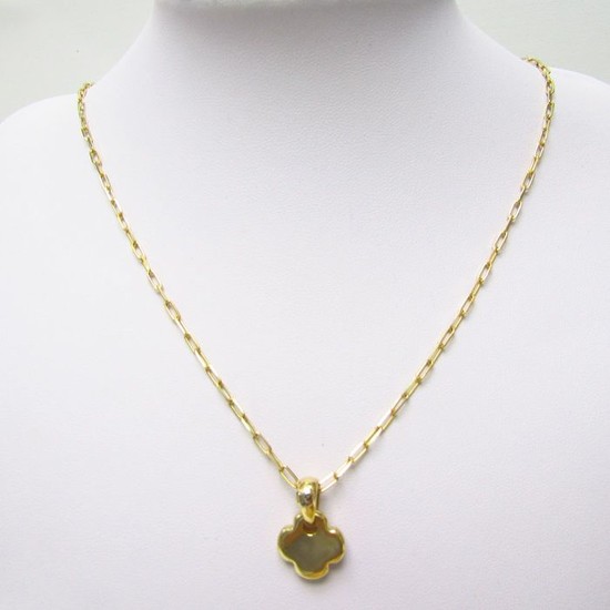 9,60 gr. - 50 cm. - 18 kt. Yellow gold - Necklace with pendant