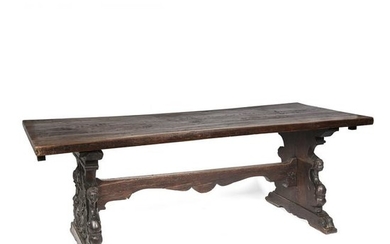 A 16th century Tuscan walnut fratino table