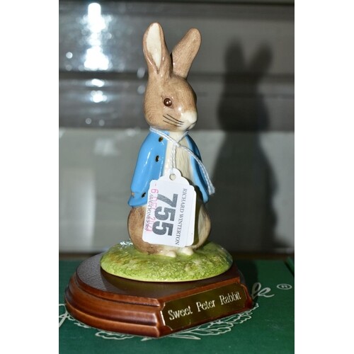 A BOXED LIMITED EDITION BESWICK FIGURE, Sweet Peter Rabbit B...