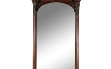A Carved Victorian Pier Mirror