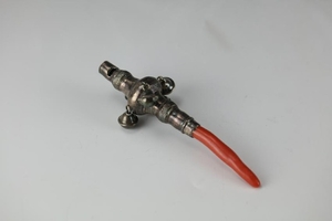 A Chinese Red Coral Whistle