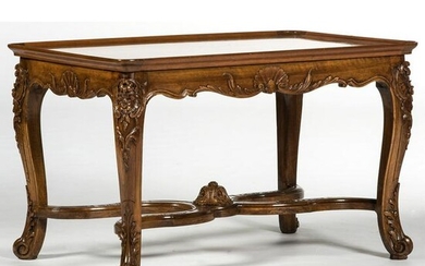 A Continental Center Table in Mahogany