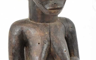 A Fang, Gabon, standing figure, height 57.5cm.Provenance: This collection has...