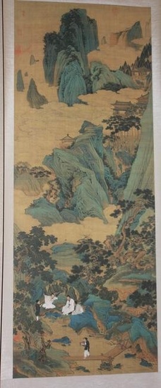 A Fine Chinese Painting ' Plum Blossom Wonderland ' by