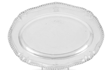 A George II Silver Meat Platter