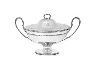 A George III Silver Sauce-Tureen and Cover Probably by Robert Hennell, London, 1778