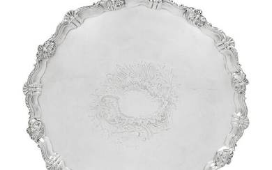 A Large George II Silver Salver