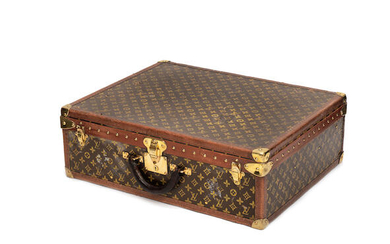 A Louis Vuitton suitcase