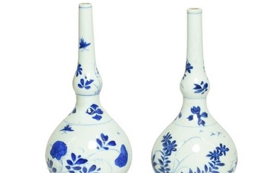 A Pair of Chinese Porcelain Water Droppers, Kangxi, after Persian...