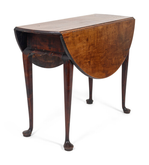 A Queen Anne Maple Drop-Leaf Table