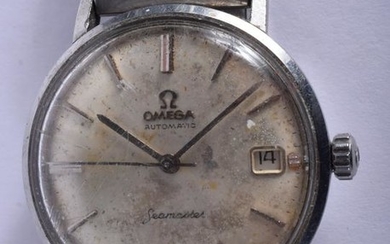 A VINTAGE OMEGA AUTOMATIC SEAMASTER STAINLESS STEEL