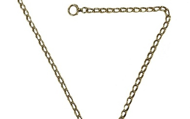 A Victorian 18ct gold 'Albert' watch chain