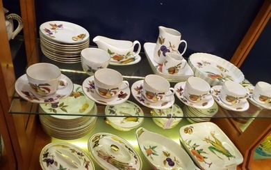 A large selection of Royal Worcester 'Evesham' china to incl...