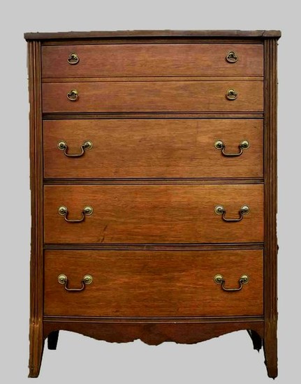 AMERICAN ANTIQUE TALL CHEST