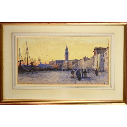 ATTRIBUTED TO GEORGE PRICE BOYCE (British 1826-1897) 'Venice...