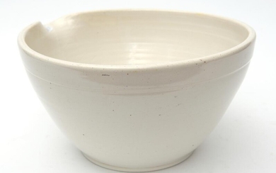 AUSTRALIAN POTTERY REMUED MIXING BOWL IMPRESSED NUMBER 131 TO BASE. 17cm high, 32.5cm diameter