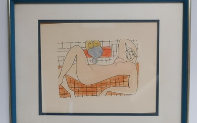 After Henri Matisse, 'Nude', Lithograph