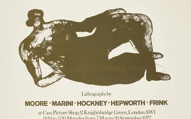 After Henry Moore OM CH FBA,British 1898-1986, Moore, Marini, Hockney, Hepworth, Frink,...