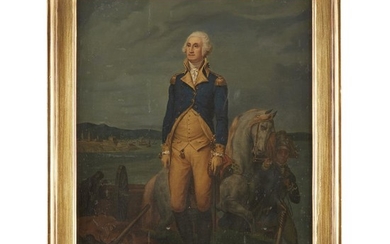 After Léon Cogniet (French, 1794-1880) Portrait of George Washington...