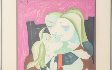 After Pablo Picasso "Femme en Enfante" Lithograph