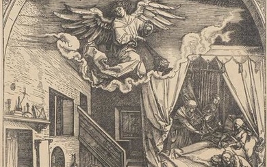 Albrecht Dürer (1471-1528), "La naissance de Marie"