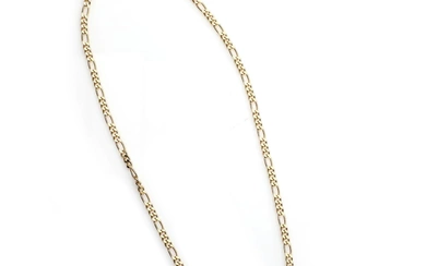 An 18k gold necklace. L. 50 cm. Weight app. 18 g.