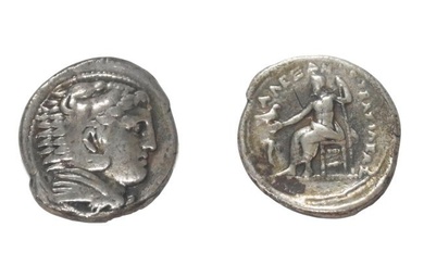Ancient 336-323 B.C. Silver Tetradrachm Alexander the Great Greek Empire Coin w/ Papers