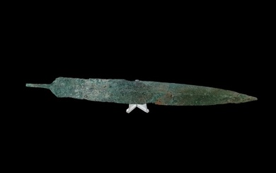 Ancient Greek, Archaic Period Bronze Dagger - 260 mm (No Reserve Price)