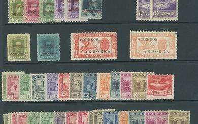 Andorra Spanish Post Offices 1928-66 mostly mint selection on stockpages