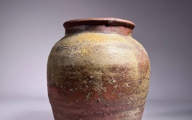 Antique Bizen 備前 Ceramic Vase - Ceramic, Stoneware - Japan - Muromachi period (1333-1573)