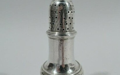 Antique Caster Georgian Neoclassical Condiment Shaker English Sterling Silver