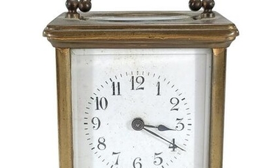 Antique French marked SF travel clock