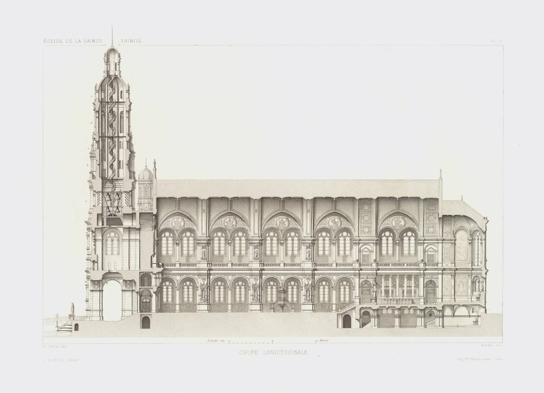 [Architecture]. Ballu, M.Th. Monographie de l'église de la Sainte Trinité,...