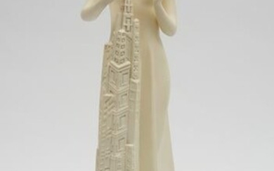 Art Deco Figural and Architectural Sculpture Height: 18