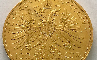 Austria - 100 Kronen 1915 - (Restrike) Franz Joseph I - Gold
