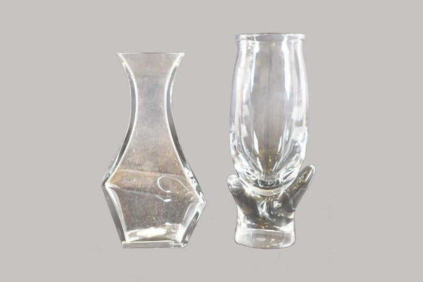 BACCARAT COLORLESS GLASS VASE