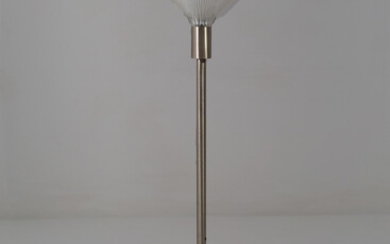BBPR. Steel, glass and marble floor lamp. 60s